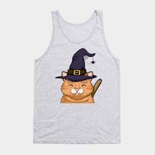 kitty cute halloween witches Tank Top